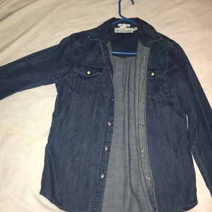 H&M Jean Shirt Button Up